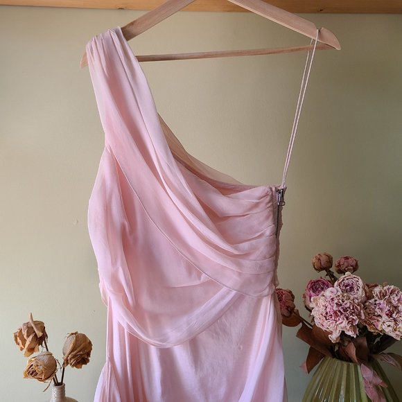 Alice and Olivia One-Shoulder Layered Goddess Dres - Picture 1 of 13